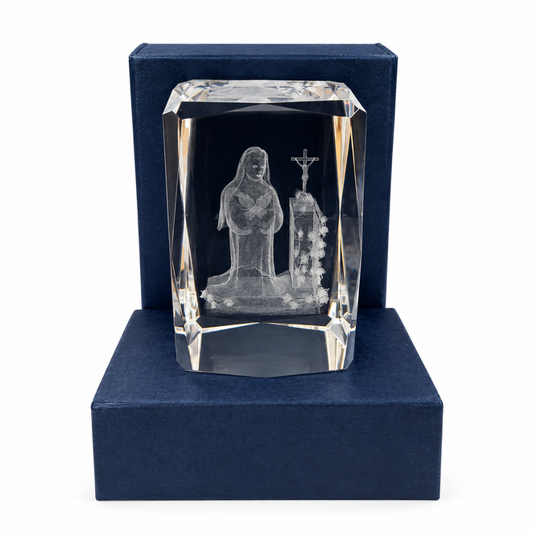Laser Engraved Crystal First Holy Communion