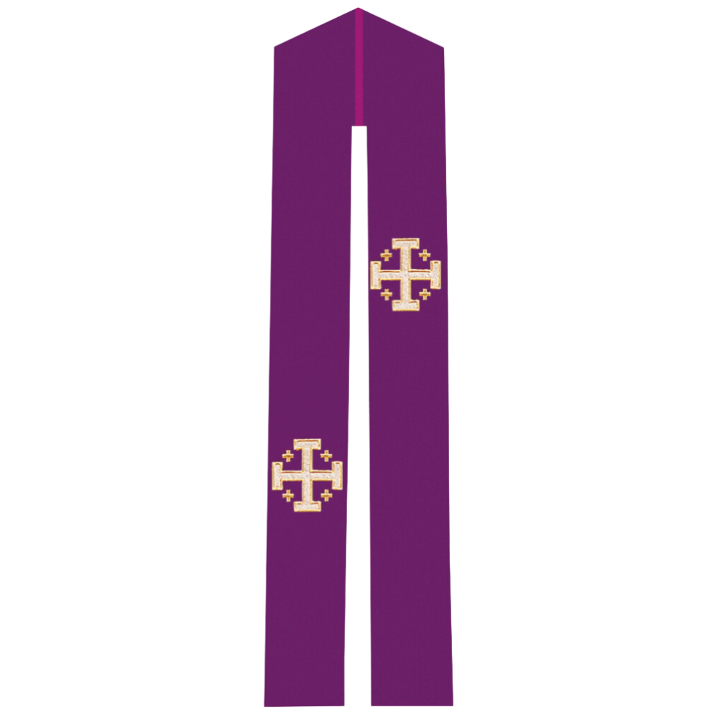 Jerusalem Cross Overlay or Deacon Stole