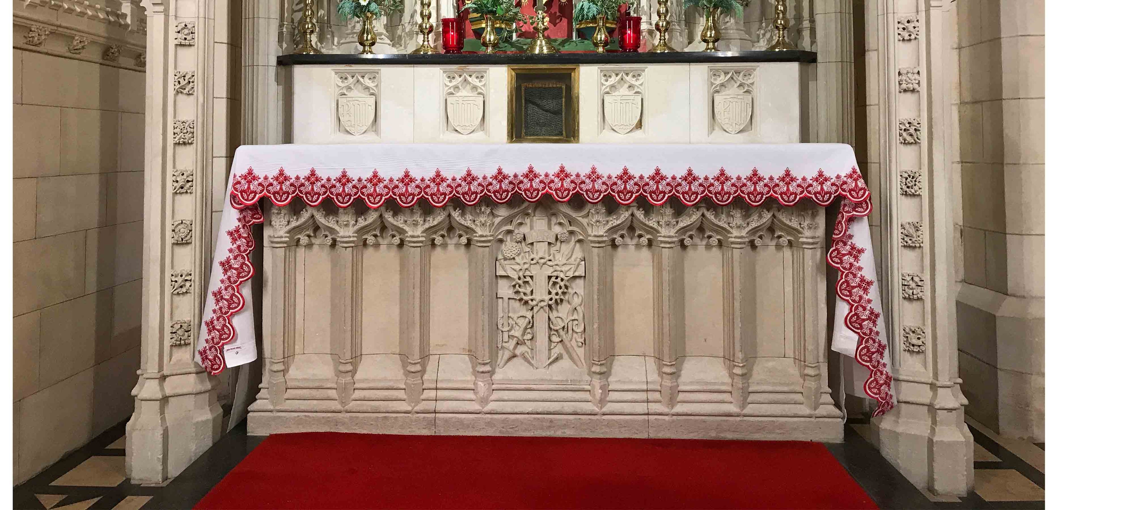 Embroidered Altar Cloth | Communion Table Cover | F.A Dumont – F.A ...