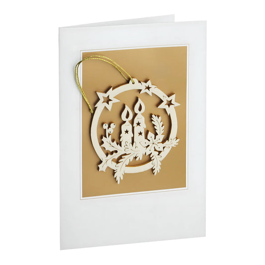 Candle Christmas Card