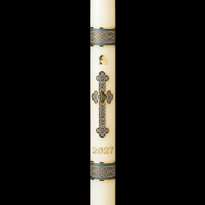 Budded Cross Paschal Candle