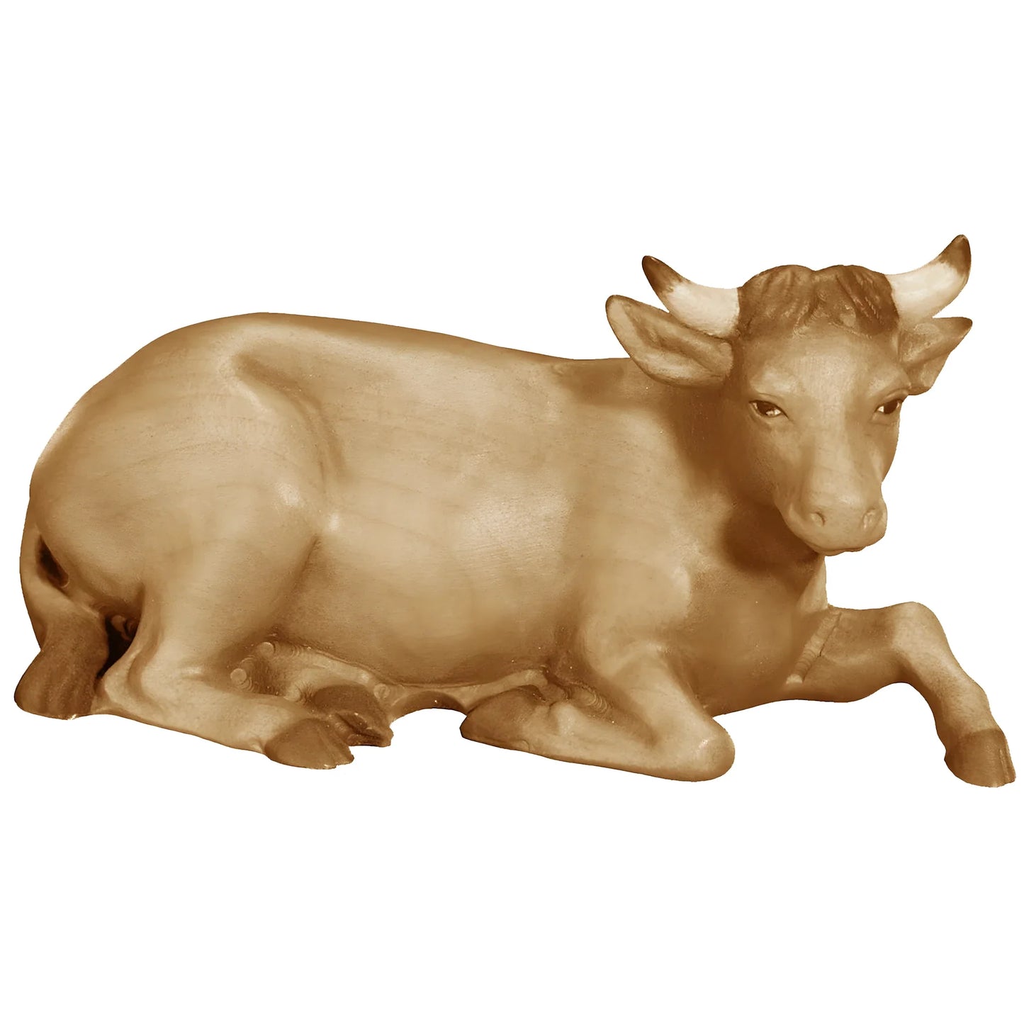 Lying Ox in Maple Wood