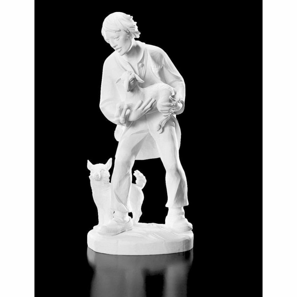 12 Piece White Resin Nativity