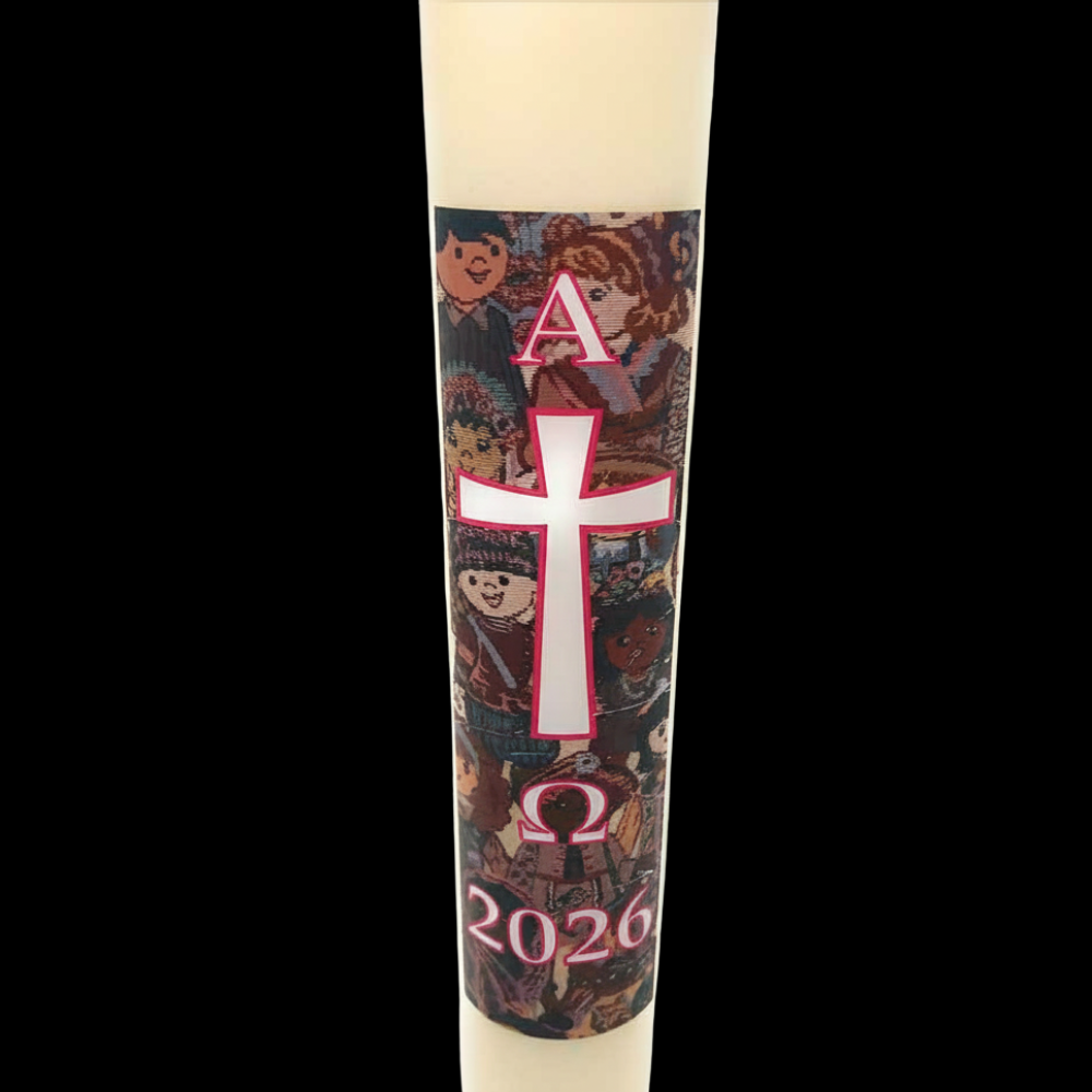 Children of the World Paschal Candle