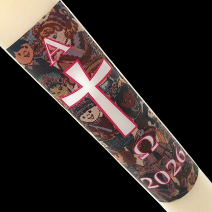 Children of the World Paschal Candle