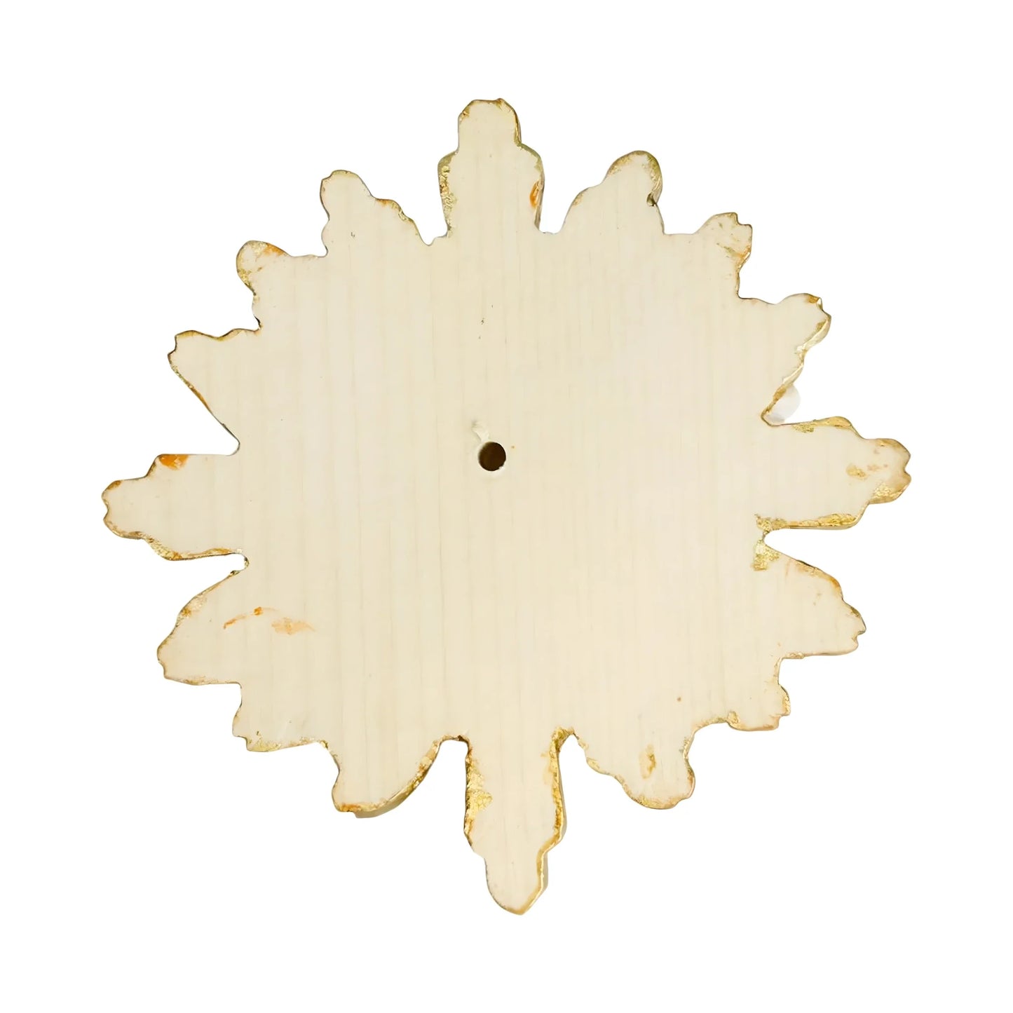 Holy Spirit Dove with Golden Halo Wooden Sculpture