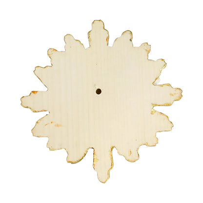 Holy Spirit Dove with Golden Halo Wooden Sculpture