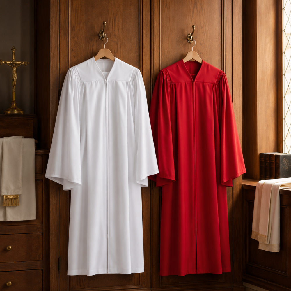 Confirmation Robes - Red & White