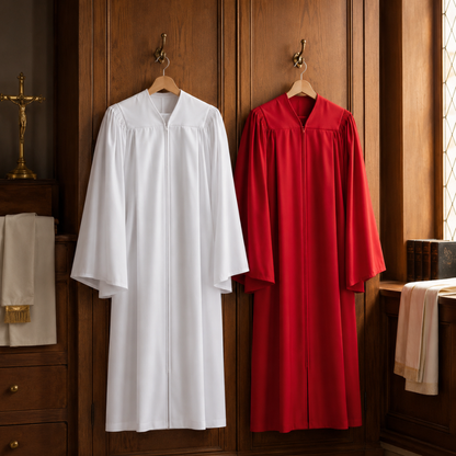 Confirmation Robes - Red & White
