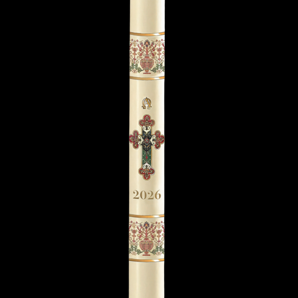 51% Beeswax Coronation Paschal Candle