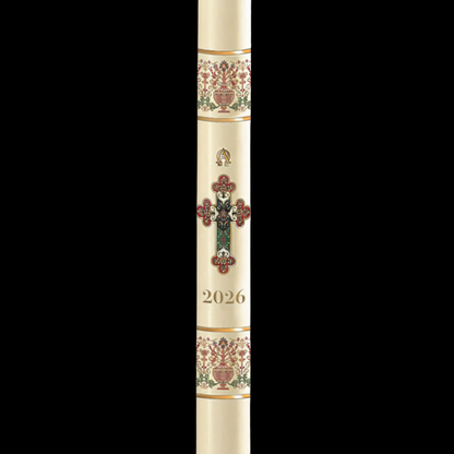 51% Beeswax Coronation Paschal Candle