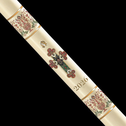 51% Beeswax Coronation Paschal Candle