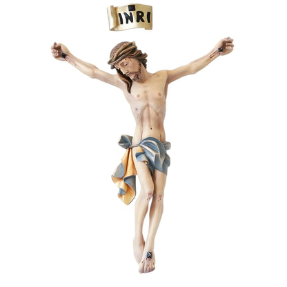 Body of Christ Fiberglass Sculpture Hand-Painted | Sacred Art Val Gardena