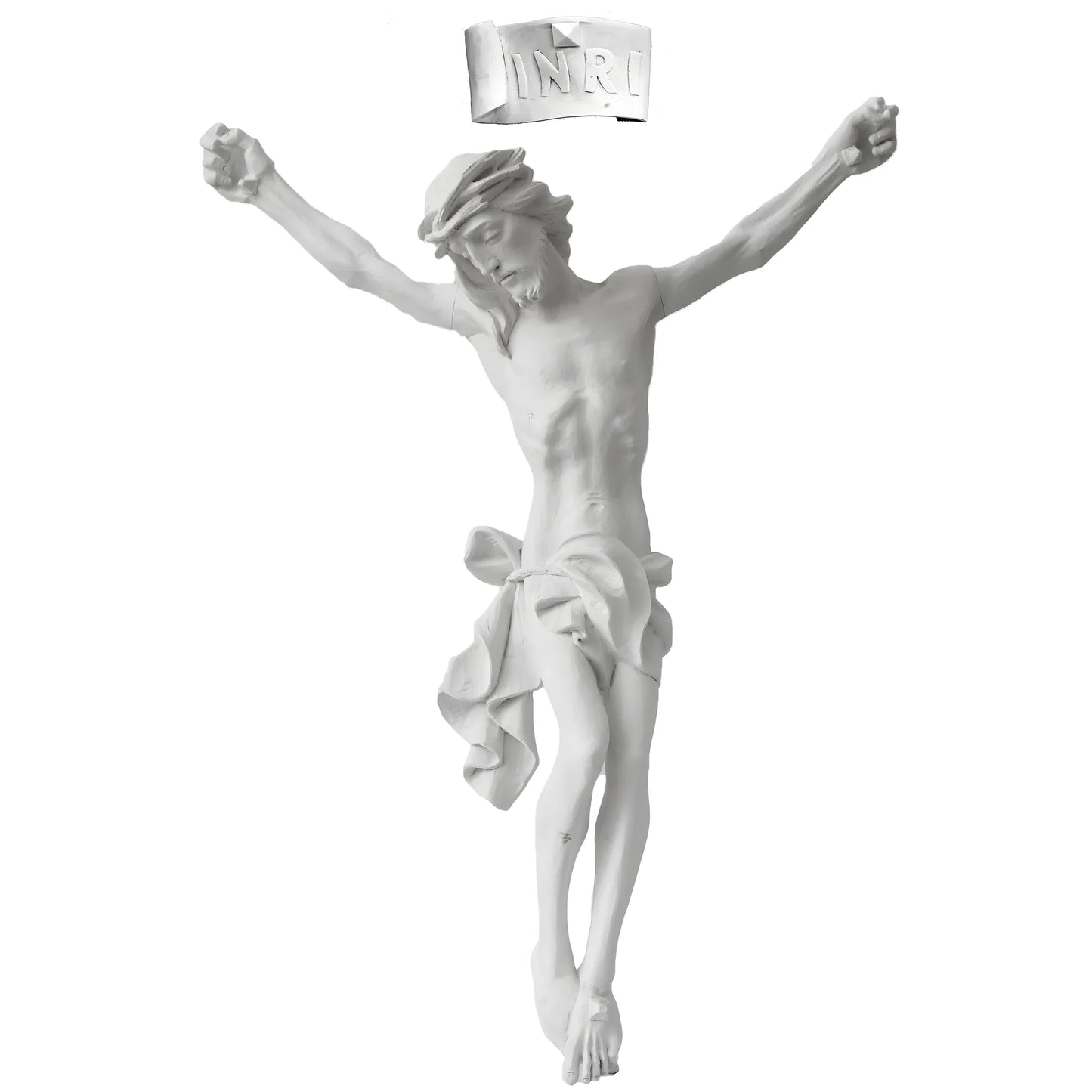 Body of Christ Fiberglass Sculpture Hand-Painted | Sacred Art Val Gardena