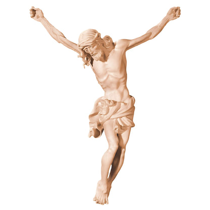 Hand Carved Baroque Corpus of Christ in Val Gardena Wood