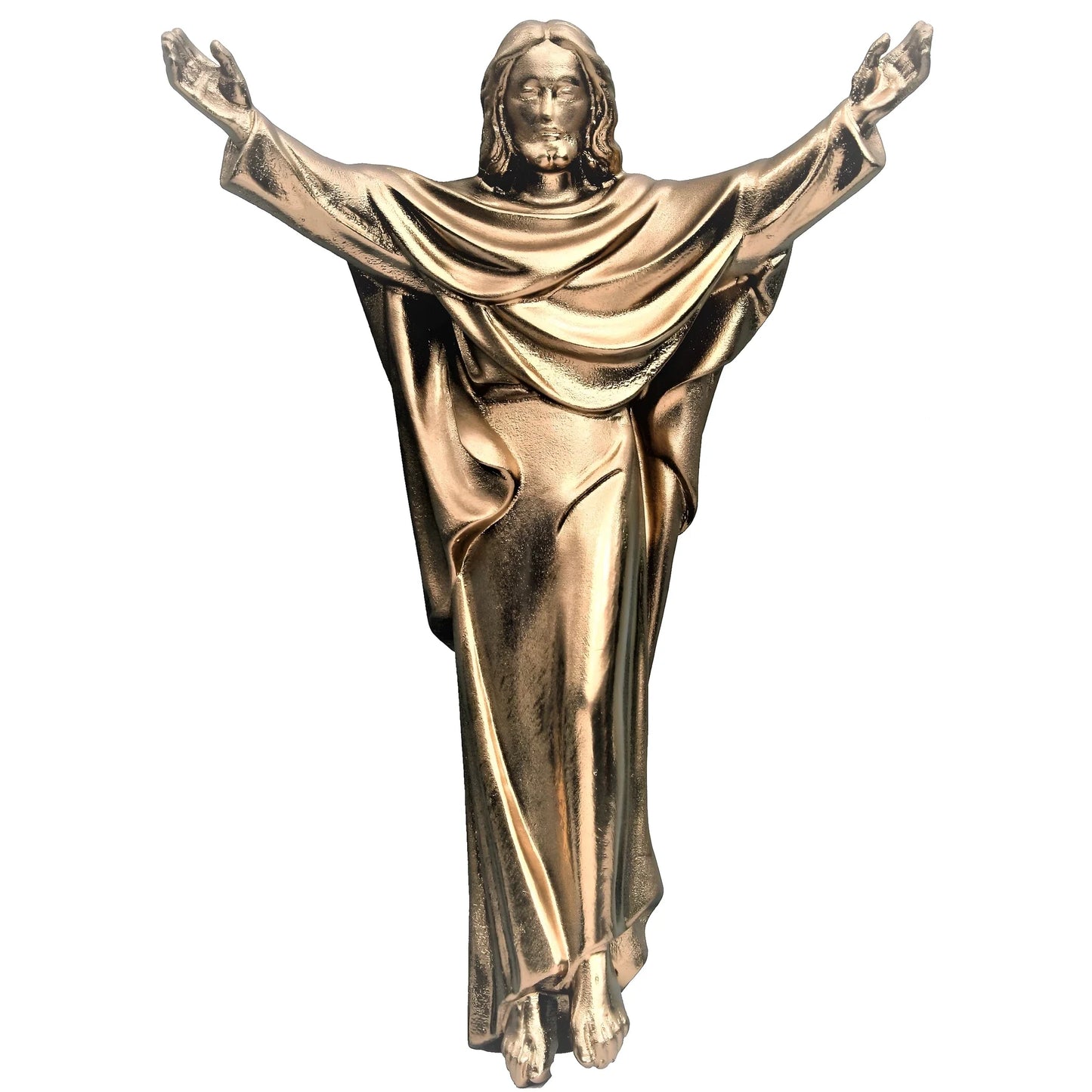 Christ the King Sacred Fiberglass Sculpture for outdoor | Val Gardena
