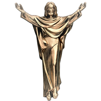 Christ the King Sacred Fiberglass Sculpture for outdoor | Val Gardena