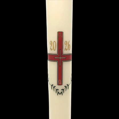 Cross with Vine Paschal Candle