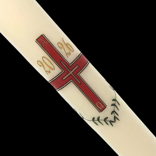 Cross with Vine Paschal Candle