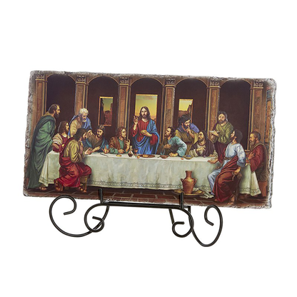 Last Supper Adams Tile Plaque