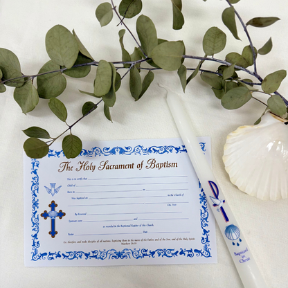 Baptised In Christ Baptismal Candle