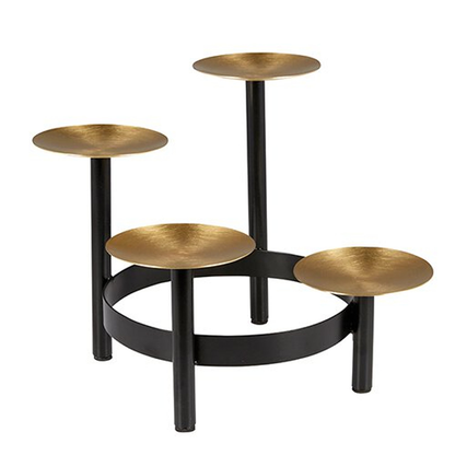Advent Tier Candleholder with Brass Bobeches