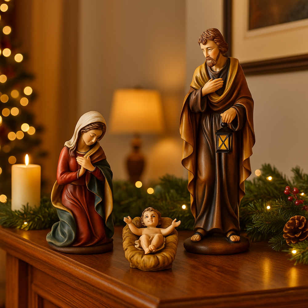 Holy Family 3 Figures 6"