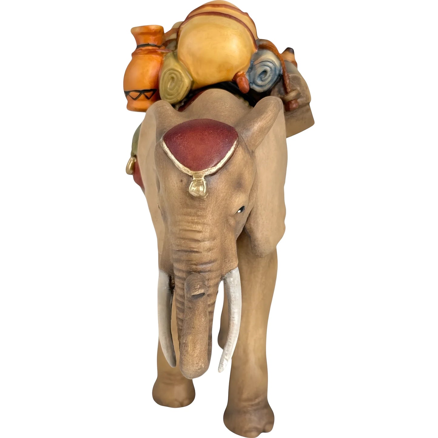 Elephant with Load in Maple Wood