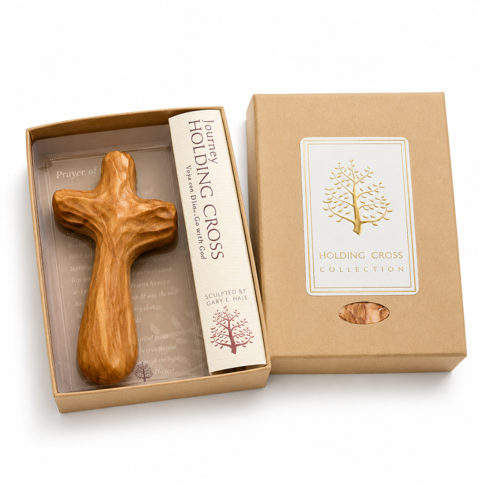 Goldenrod Journey Holding Cross