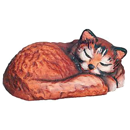 Sleeping Kitten - Maple Wood
