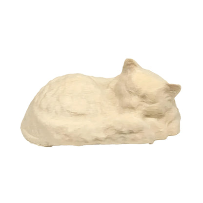 Sleeping Kitten - Maple Wood