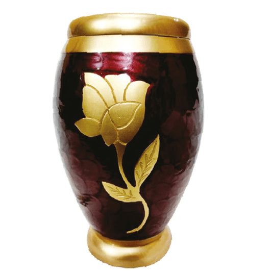 Golden Rose Urn