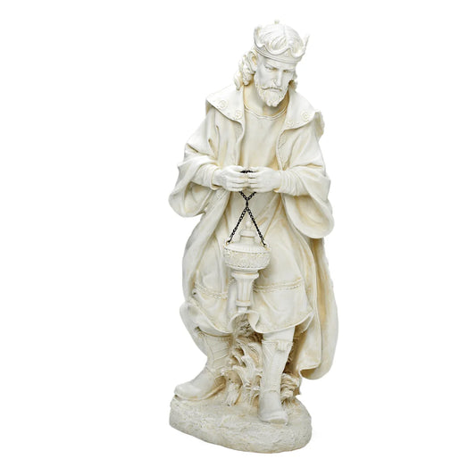 Joseph’s Studio Ivory King Melchior Garden Statue - 27" Scale