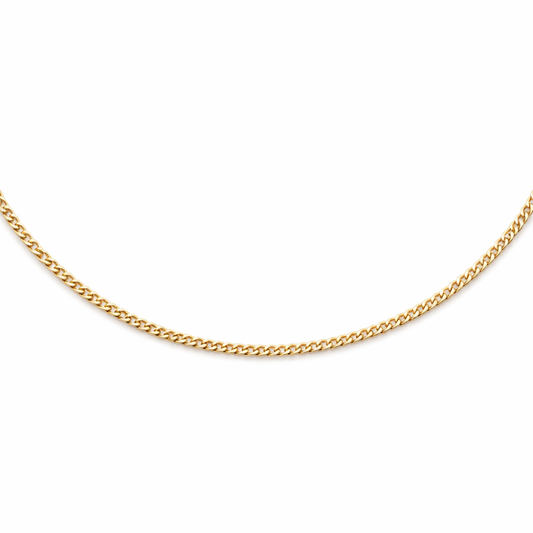 18" Gold Plated Brass Chain
