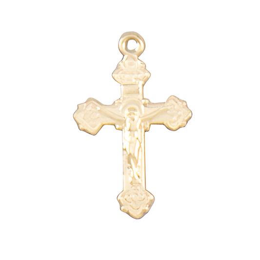 14CT Solid Gold Crucifix Pendant