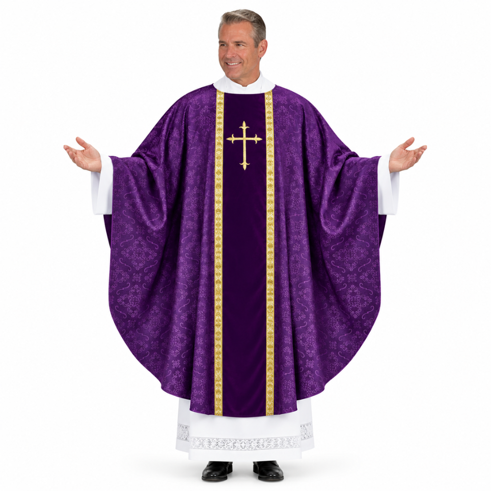 Monastic Jacquard Chasuble