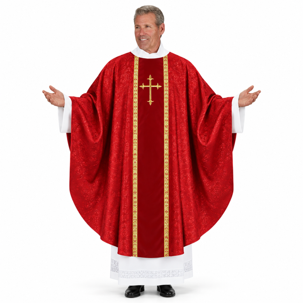 Monastic Jacquard Chasuble