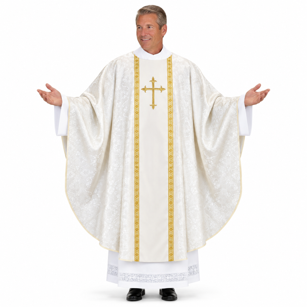 Monastic Jacquard Chasuble