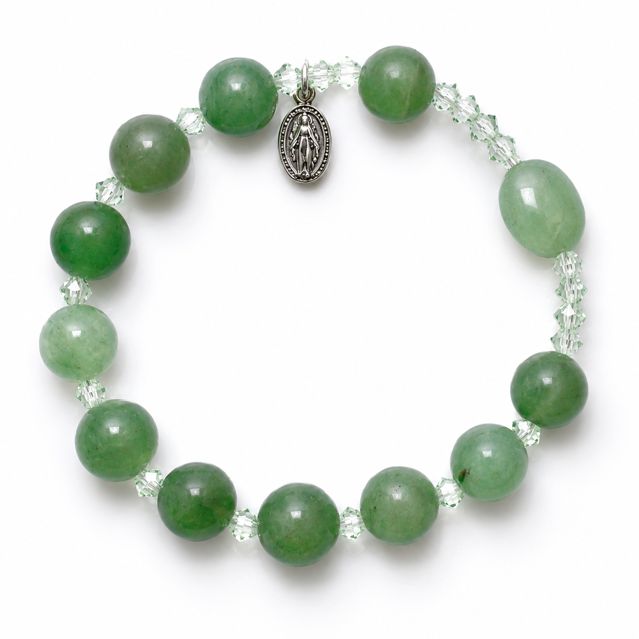 Green Jade Rosary Bracelet