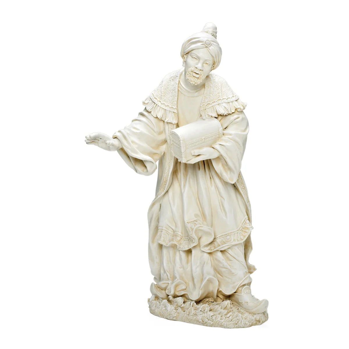 Joseph’s Studio Ivory King Balthazar Garden Statue - 27" Scale