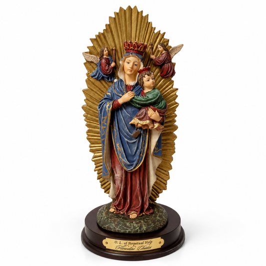 8 1/2" High Our Lady of Perpetual Help Statue