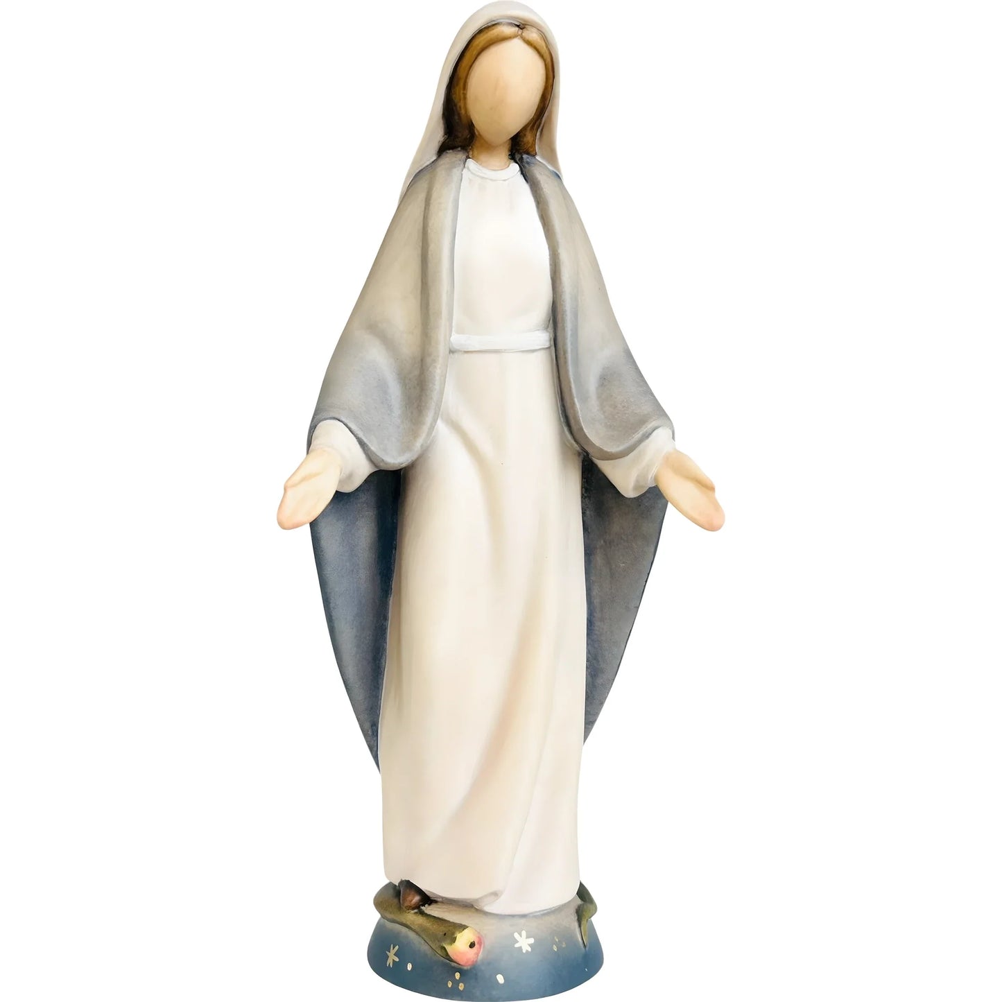 Modern Miraculous Madonna – Val Gardena Wood Carving