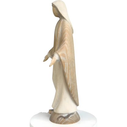 Modern Miraculous Madonna – Val Gardena Wood Carving