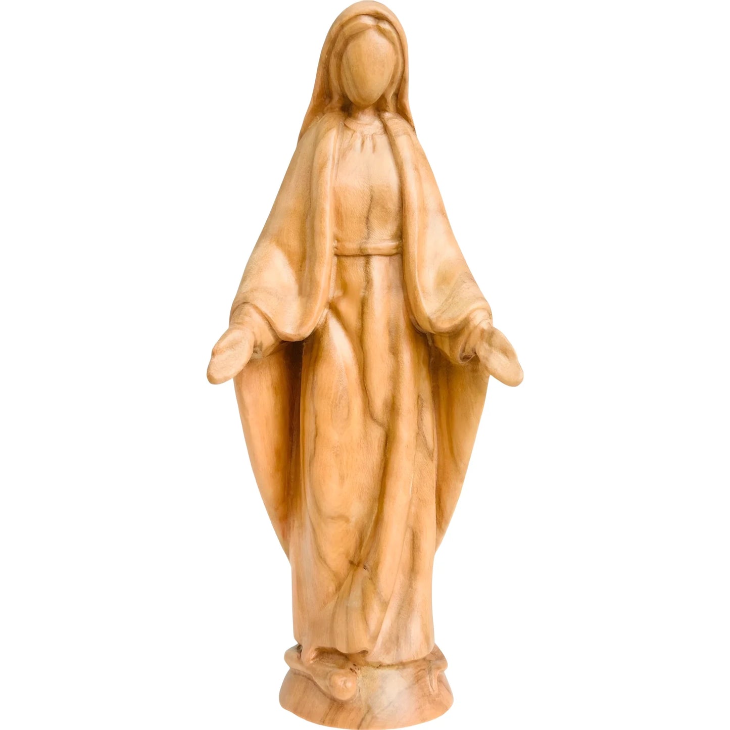 Modern Miraculous Madonna – Val Gardena Wood Carving