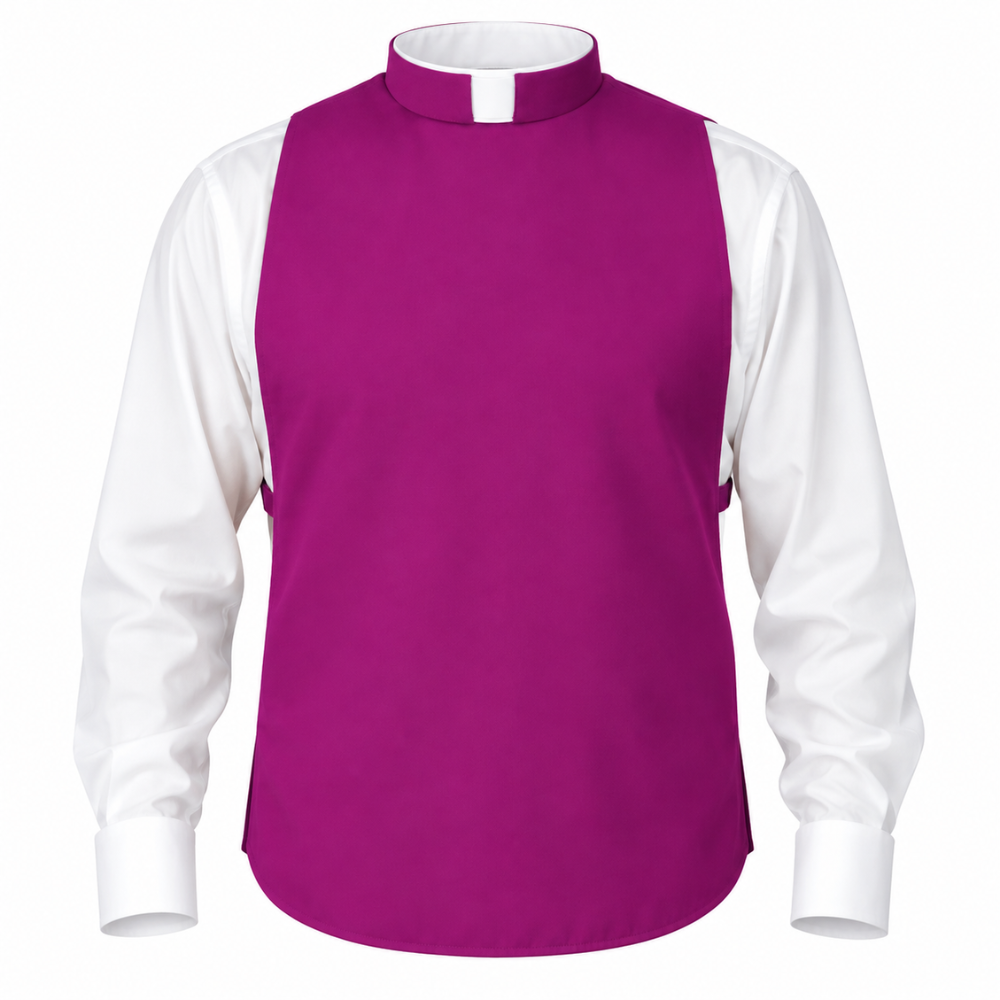 Medium Weight Snap Closure Shirtfont - Church Purple