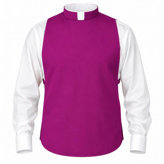 Medium Weight Snap Closure Shirtfont - Church Purple