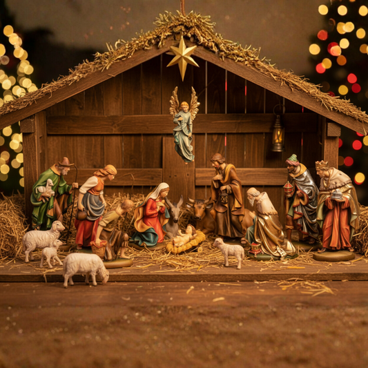 6" Scale Nativity by Demetz