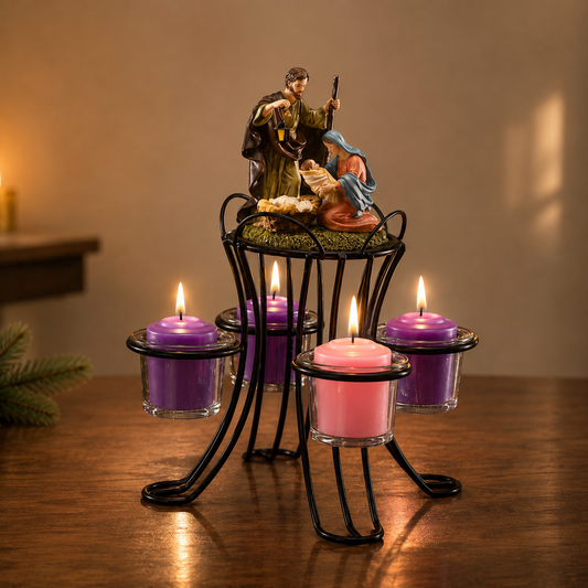 Nativity Advent Wreath