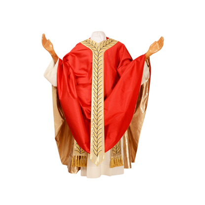 Pure Silk Embroidered Gothic Style Chasuble