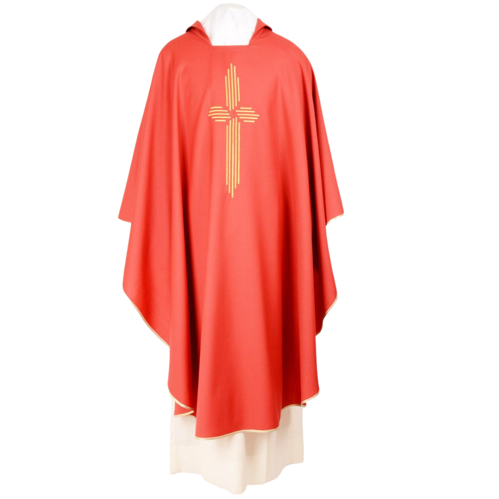 Wool/Terylene Concelebration Chasuble - Available in 4 Liturgical Colours